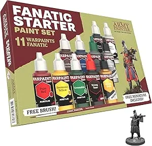 The Army Painter, Warpaints Fanatic Starter Set, 11x18ml Modell Acrylfarben
