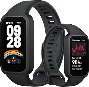 XIAOMI Smart Band 9 Active Black - 1.47 Inch TFT, 450 Nits, 18 Day Battery, 50 Sports Modes, SPO₂ Sensor, 5ATM Waterproof